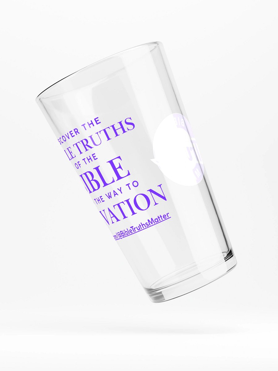 Bible Truths Shaker Pint Glass product image (4)