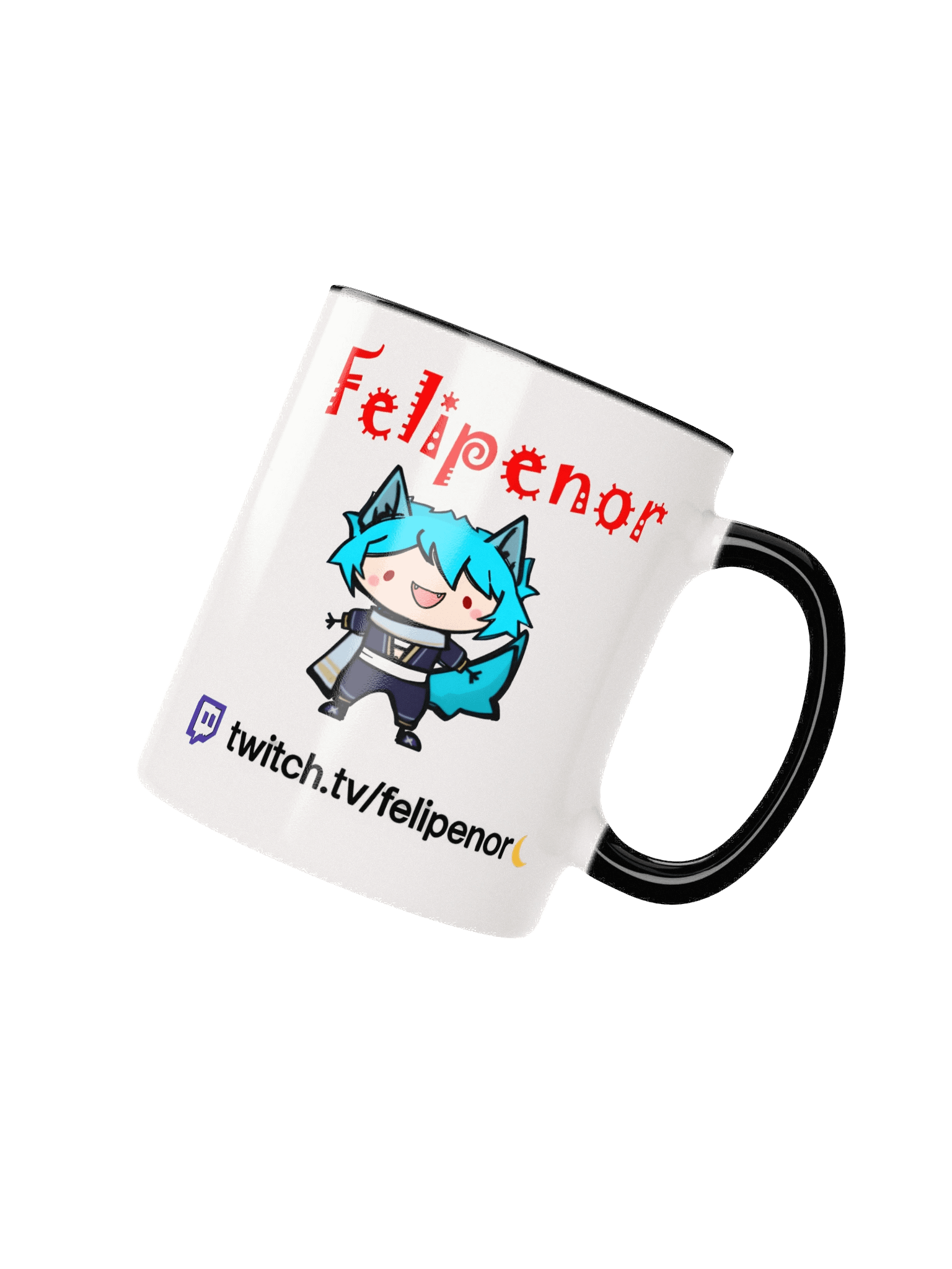 ☕ Caneca Oficial Felipenor – Versão Gênio da Lâmpada 🧞🐺🌙 product image (23)