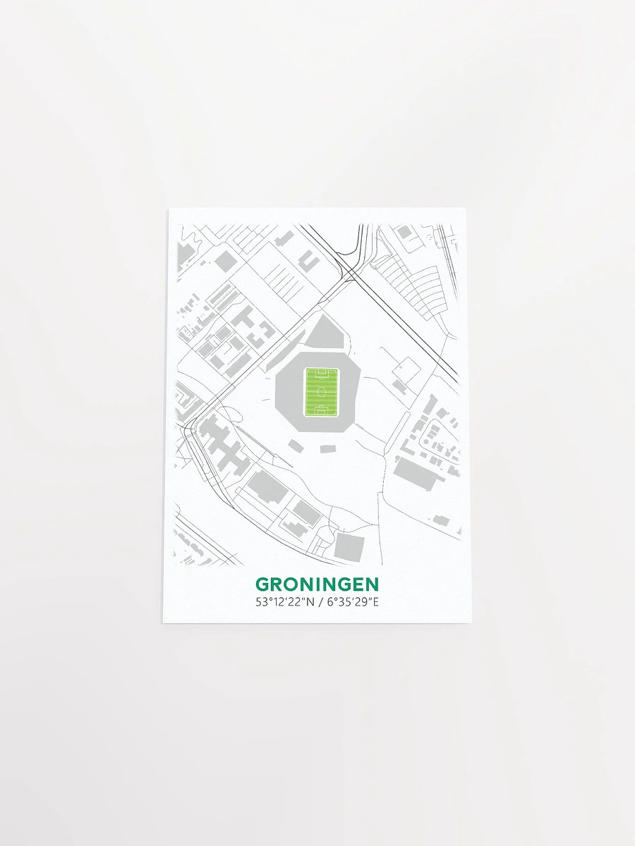 Groningen Stadium Map Design Poster product image (4)