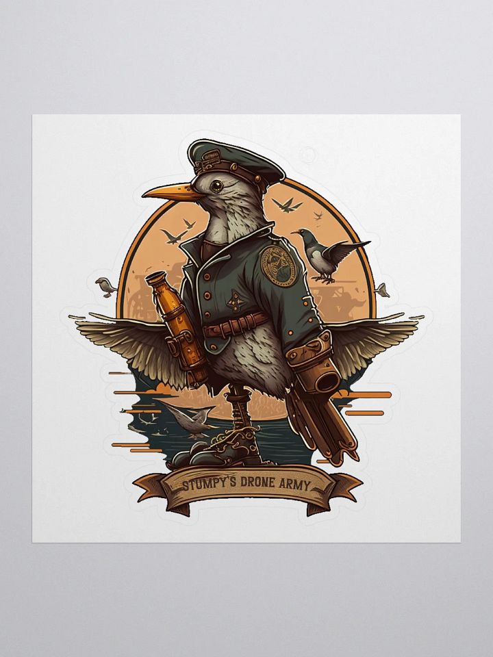 Stumpy's Drone Army Sticker product image (1)