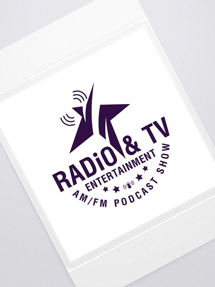 RDTV Pod-Fandom Kiss Cut Sticker Sheet with Background product image (1)
