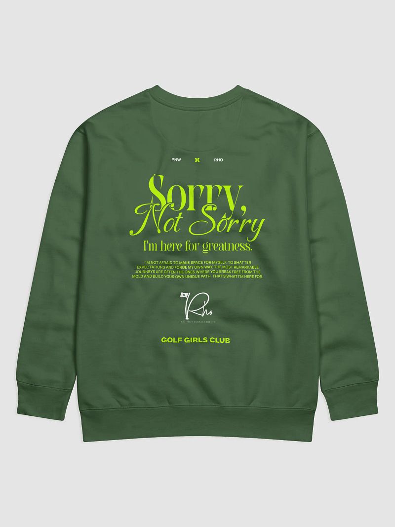 Sorry Not Sorry x Rho Adult Crew (Darks)