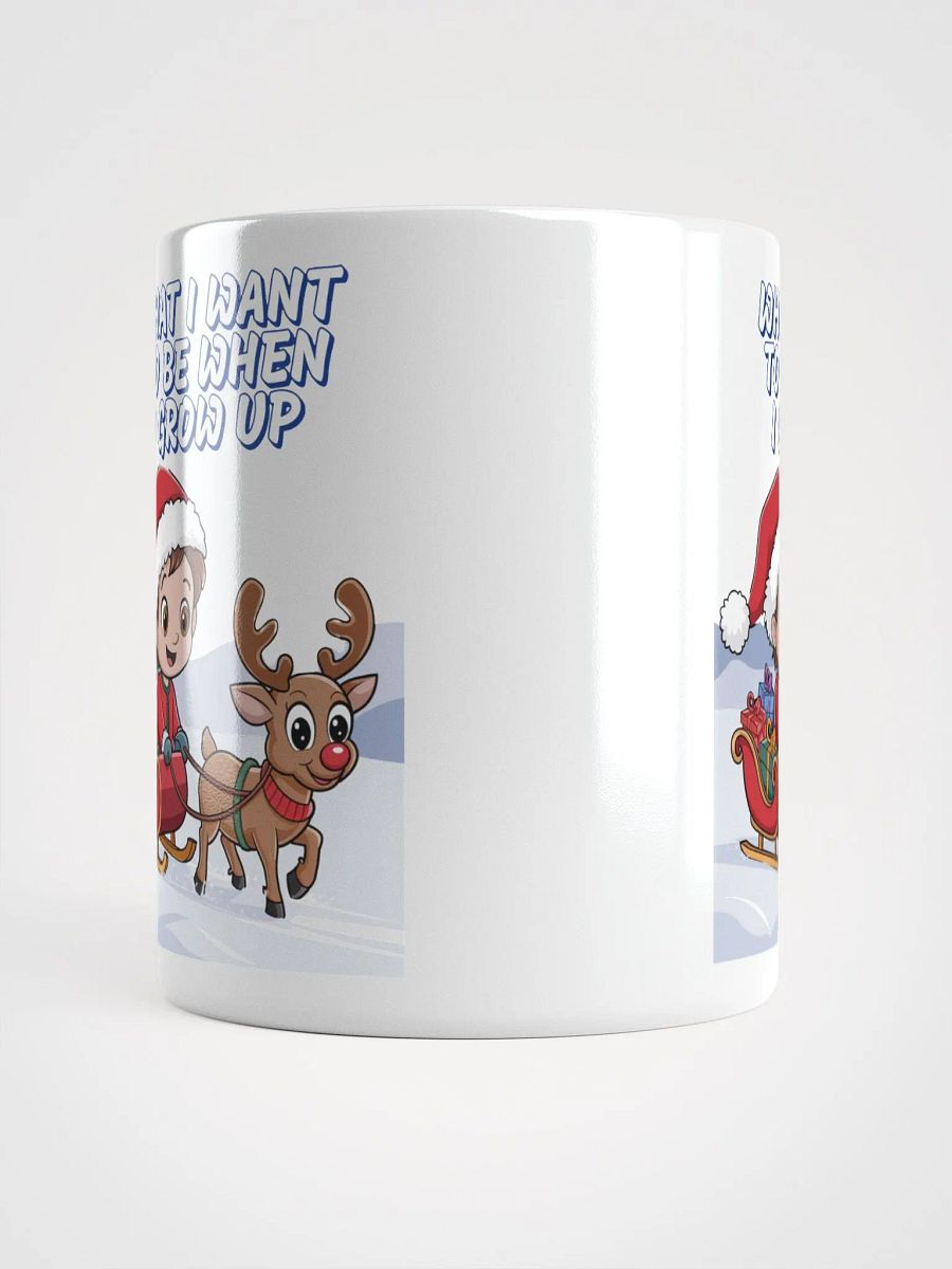 What I Want To Be When I Grow Up - Young Santa White Mug product image (15)