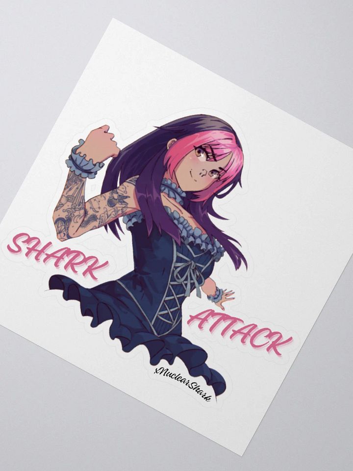 Shark Attack Sticker product image (2)