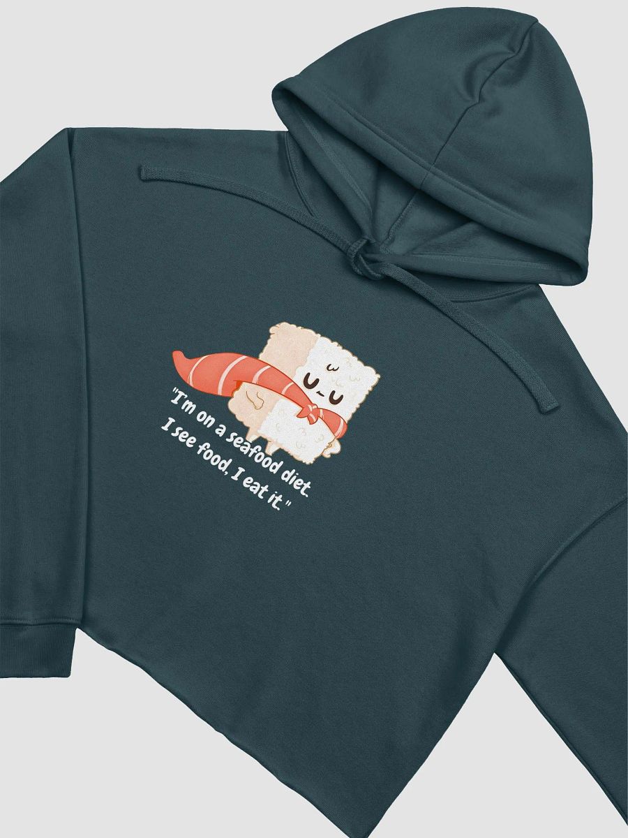 Sea Food Diet Sushi Crop Hoodie product image (4)
