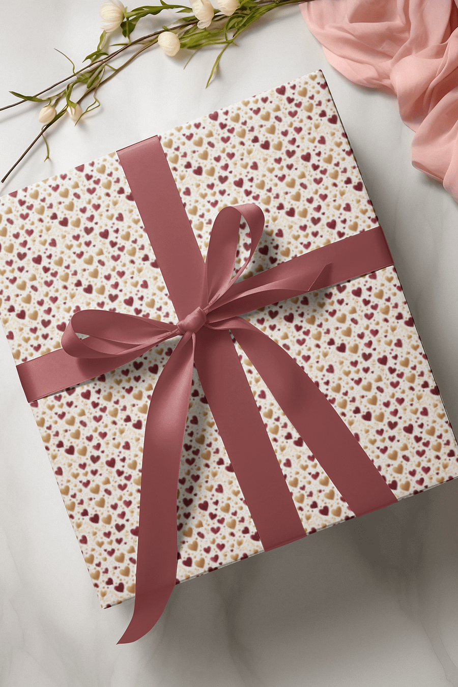 Valentine Hearts Wrapping Paper - Set of 3 product image (5)