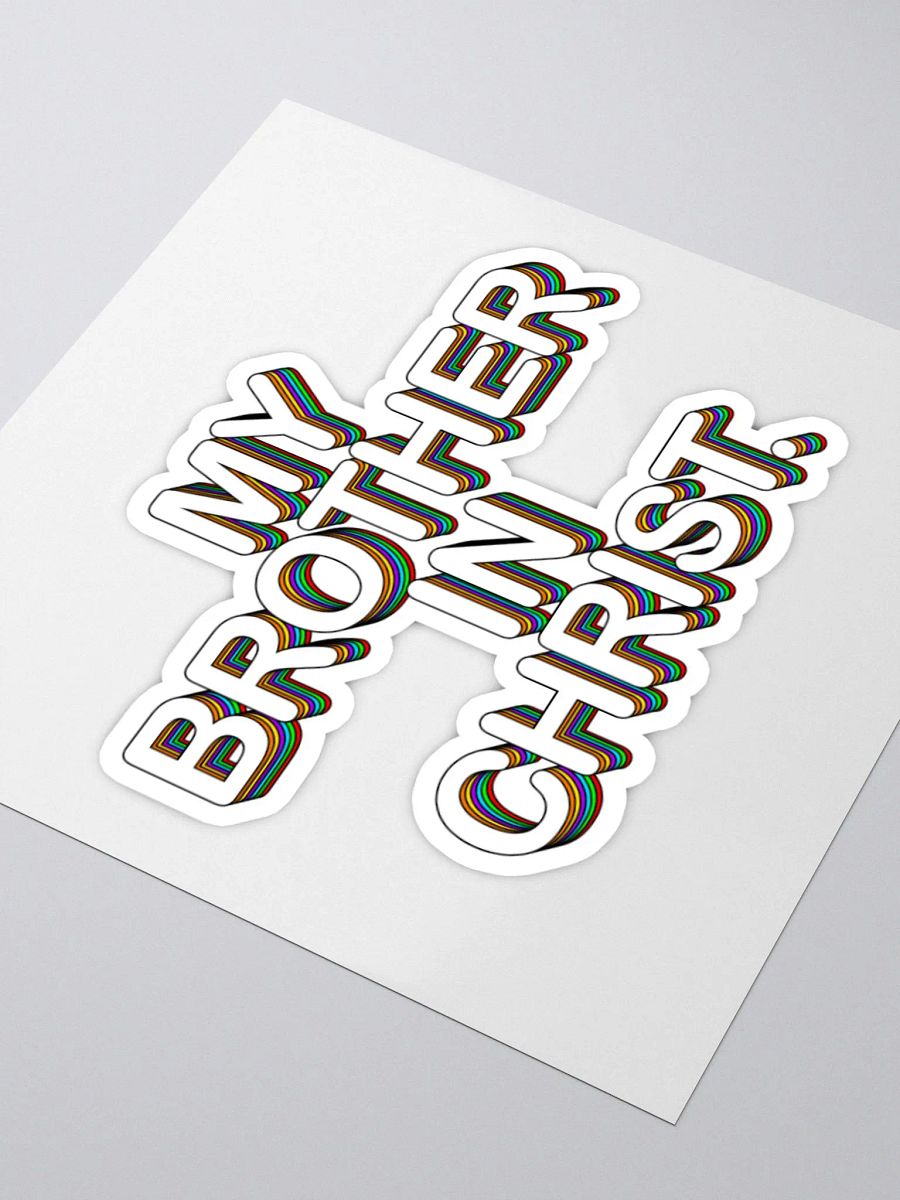 'My Brother In Christ' Sticker product image (9)
