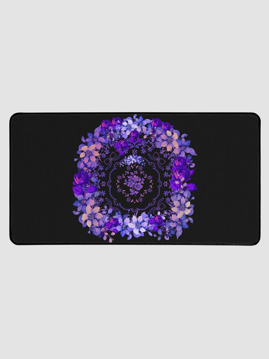 Violet Floral Blossom Desk Mat product image (5)
