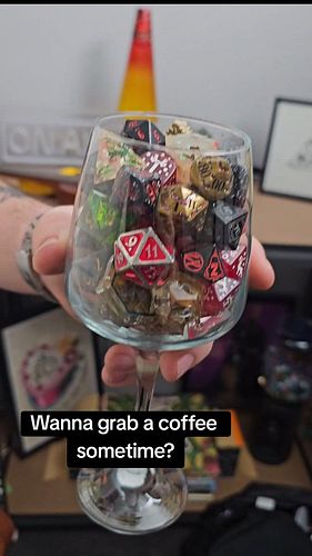 I definitely didn't try and drink this afterwards 👀

#dnd #ttrpg #dnd5e