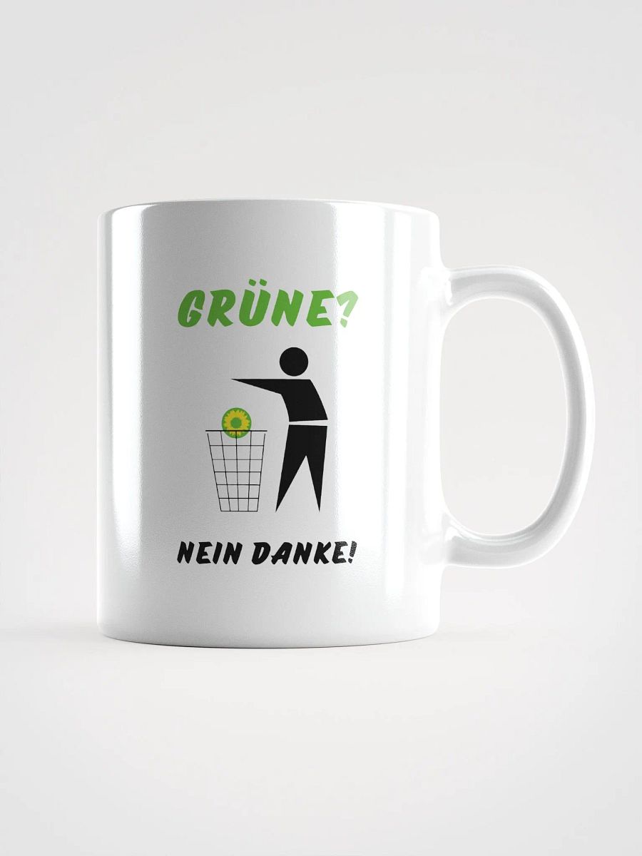 Lustige Kaffee Tasse/Becher | Grüne Nein Danke | Tasse mit Spruch Statement product image (1)
