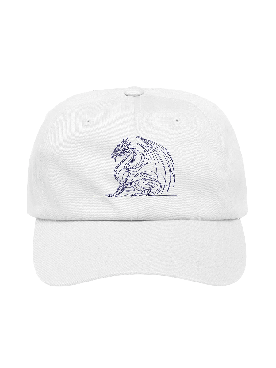 Dragon Line Art Dad Hat product image (9)