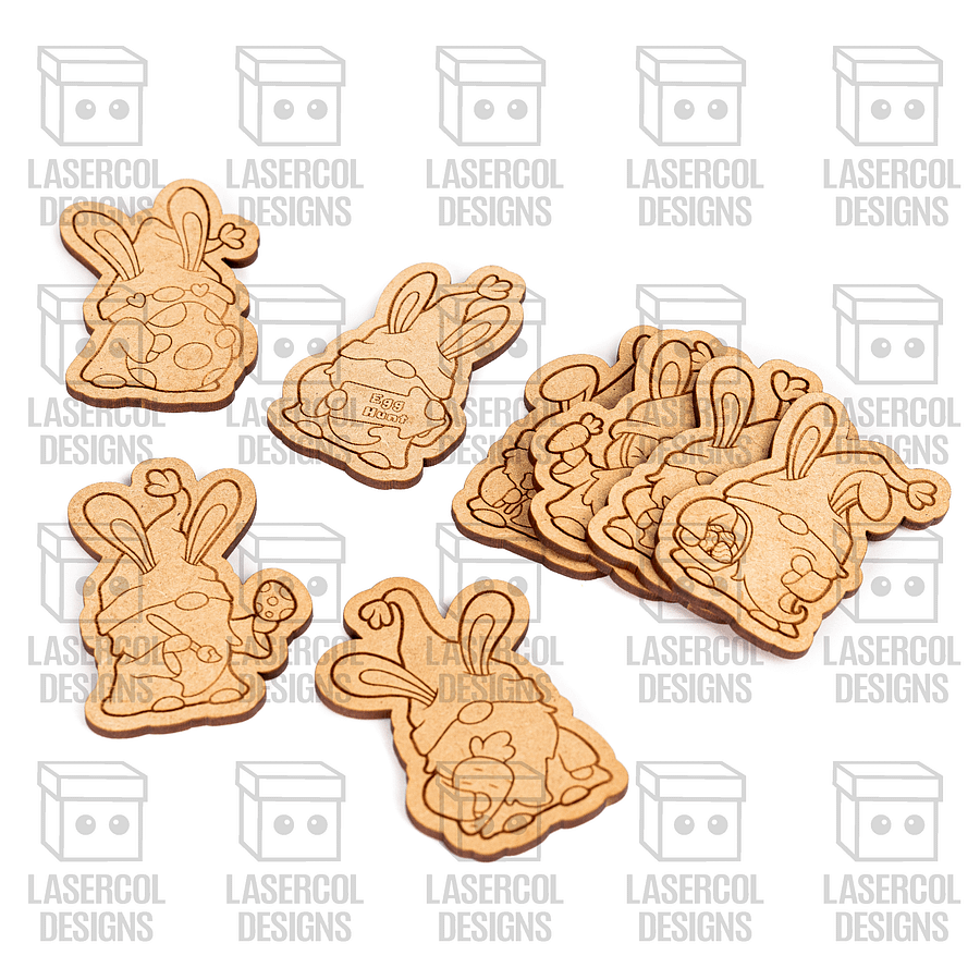 Easter Gnomes Set 1 Paint Kit DIY Cut Outs - Laser Cut Files product image (2)