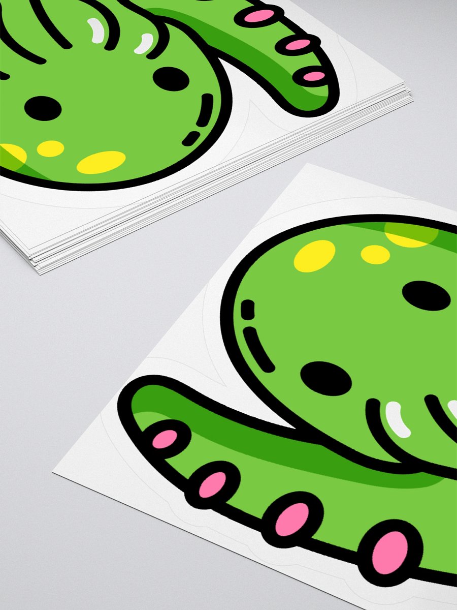 3x3 Cthulhu Hello Emote Sticker product image (4)
