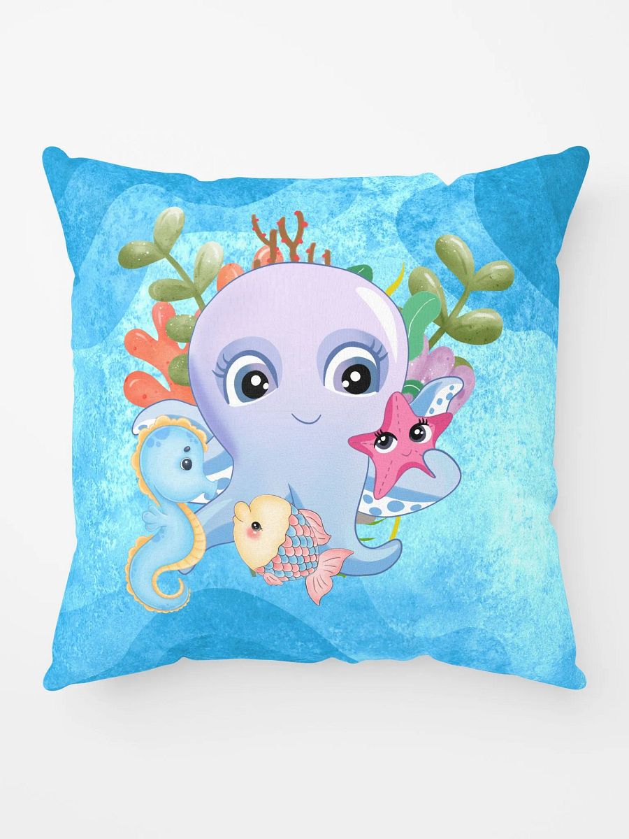 Octopus and Friends Throw Pillow product image (10)