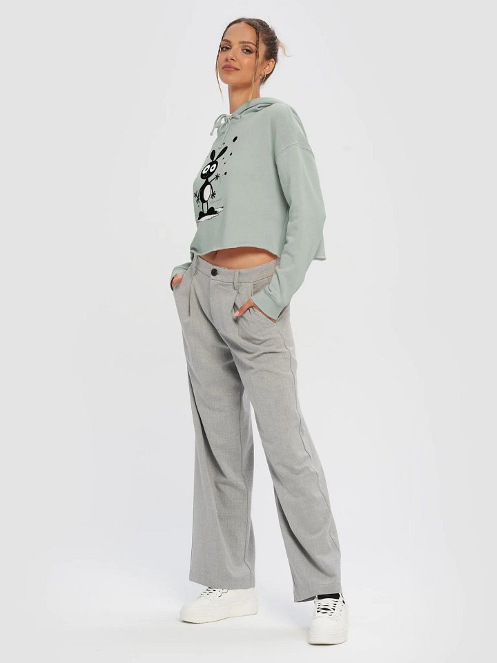 Independent Trading Co. Women’s Lightweight Cropped Hoodie product image (19)