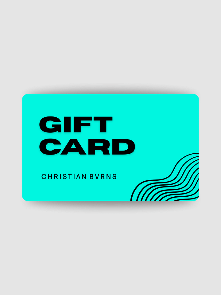 Christian Burns Gift Card product image (1)