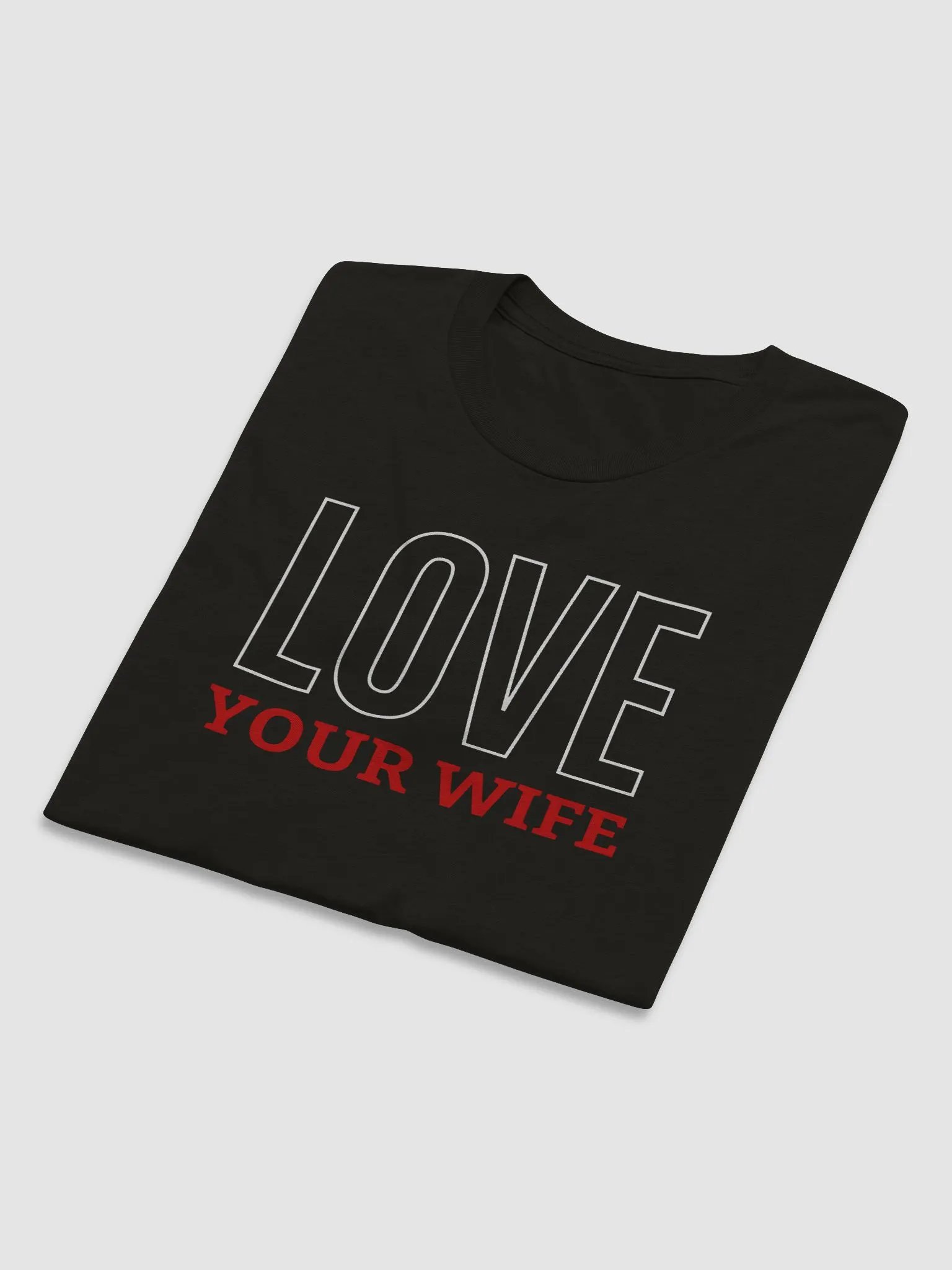 Love Your Wife - Husband's Couple Shirt (Black, Navy) product image (3)