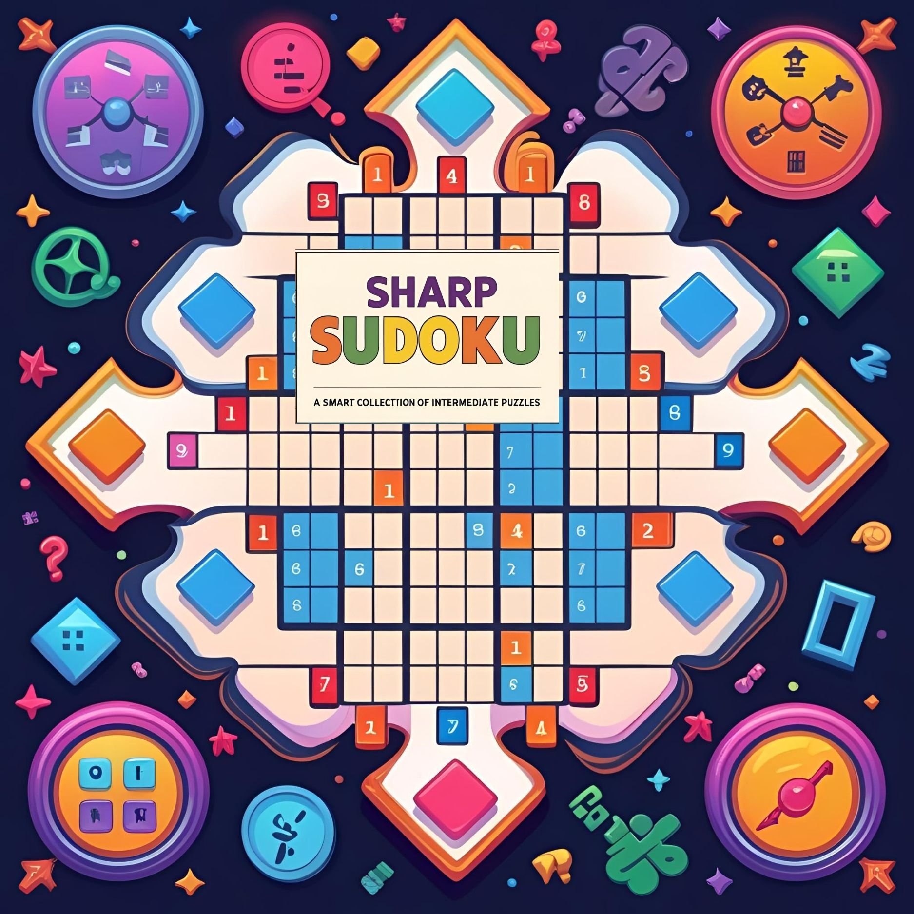 Sharp Sudoku - A Smart Collection of Intermediate Puzzles product image (1)