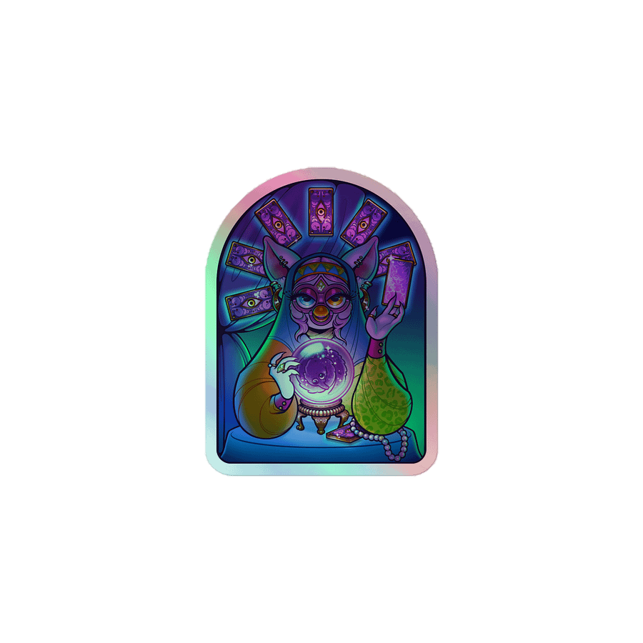Furbtune Teller Holographic Sticker product image (1)