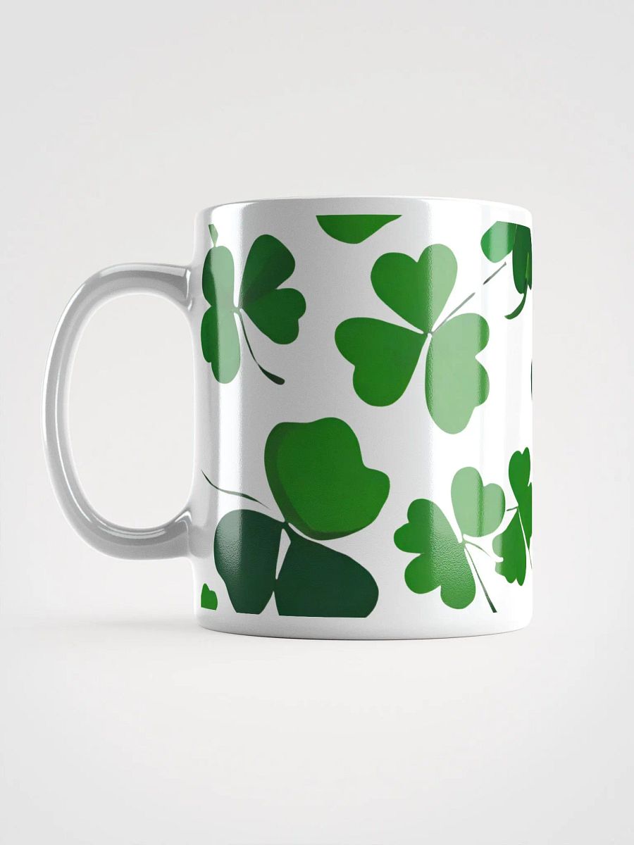 Clover Leaf Artistic Design White Mug product image (17)