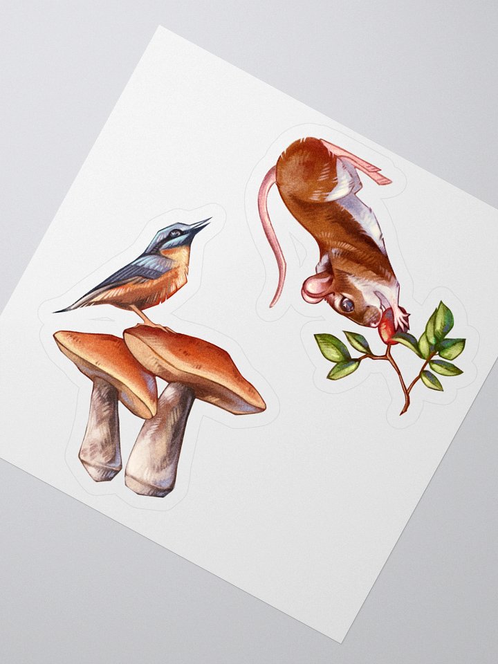 Whispering Woods | Kiss-cut sticker sheet product image (2)
