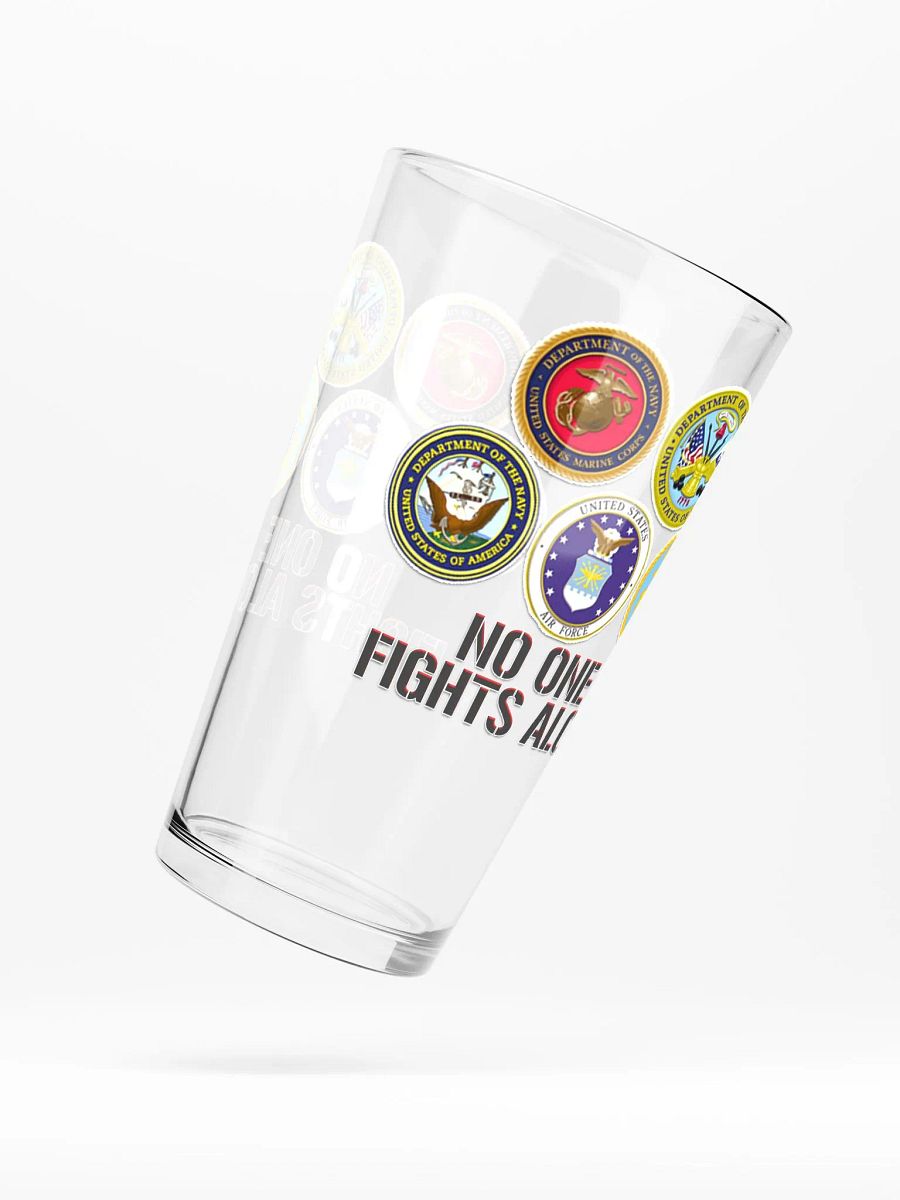 No One Fights Alone - Pint Glass product image (5)