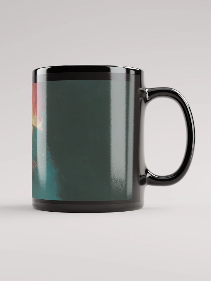 Dreamy Eyes Black Glossy Mug product image (2)