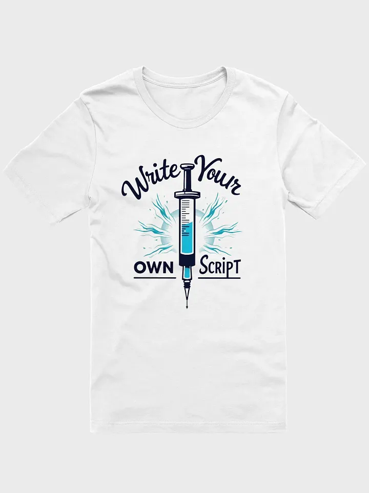 Ethereal Script Syringe T-Shirt product image (1)