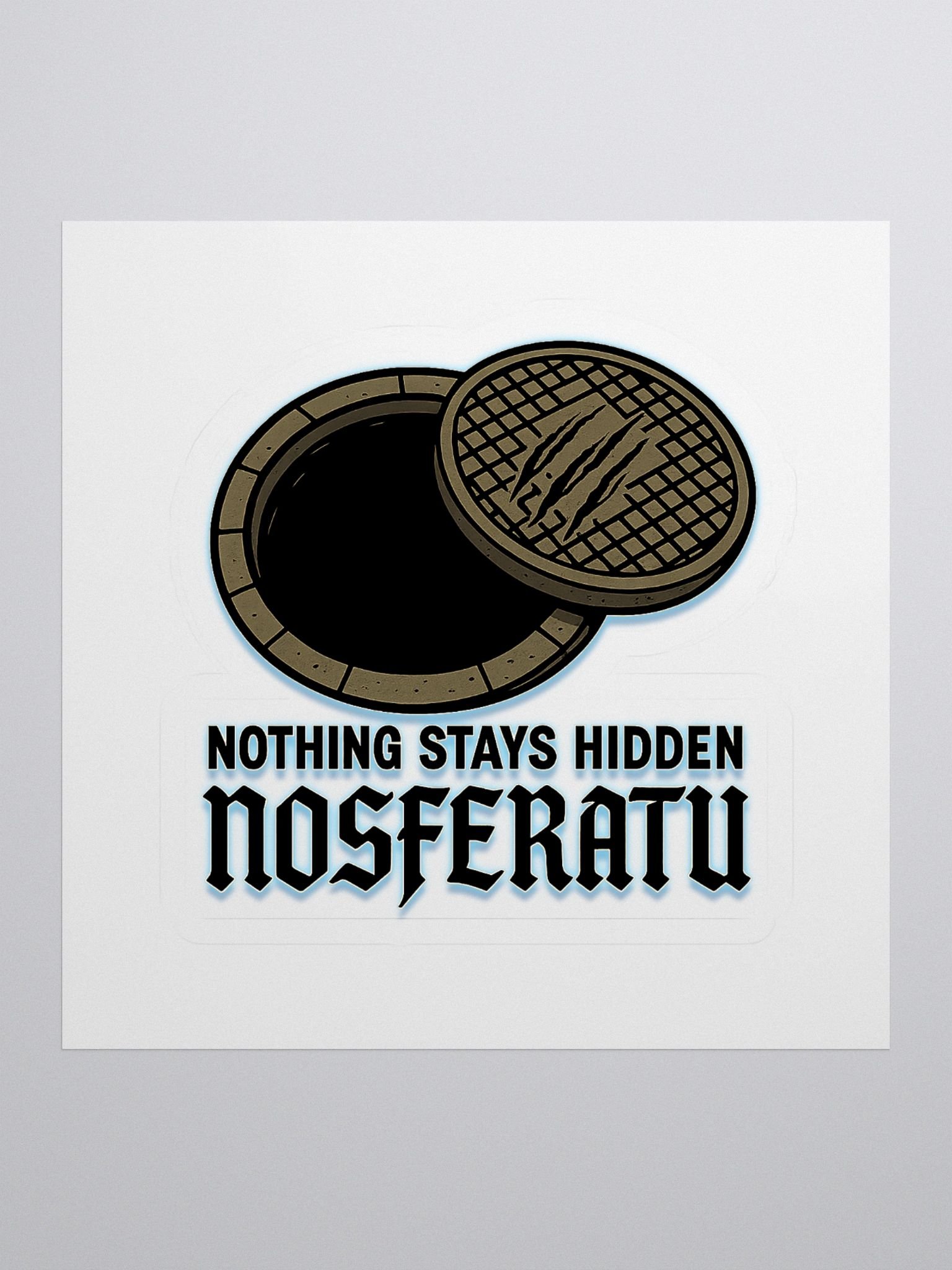 Nosferatu "Nothing Stays Hidden" Kiss Cut Stickers product image (1)