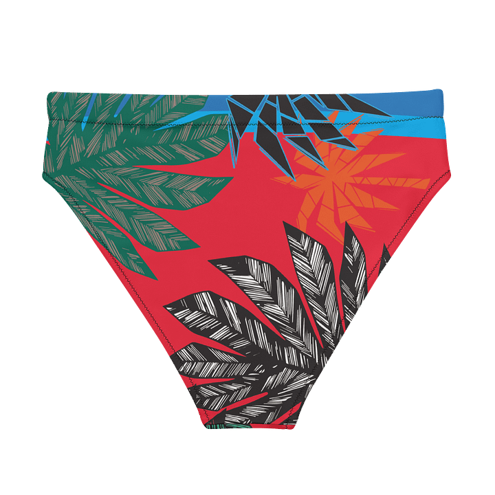 Tropical vision-Recycled High Waisted Bikini Bottom product image (2)
