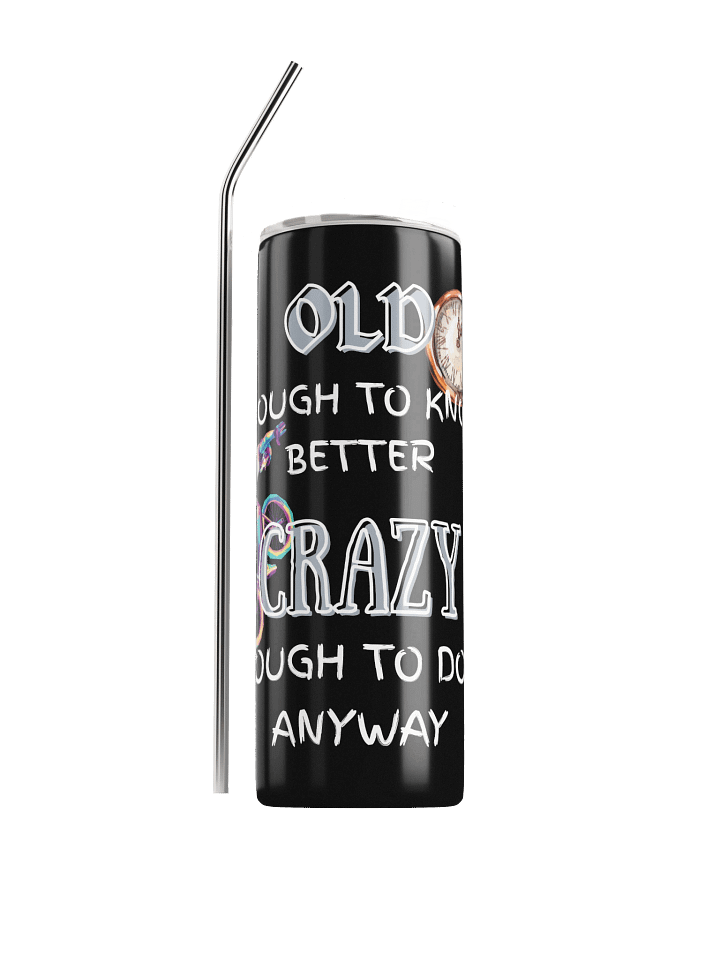 Vintage Vibes Stainless Steel Tumbler product image (1)