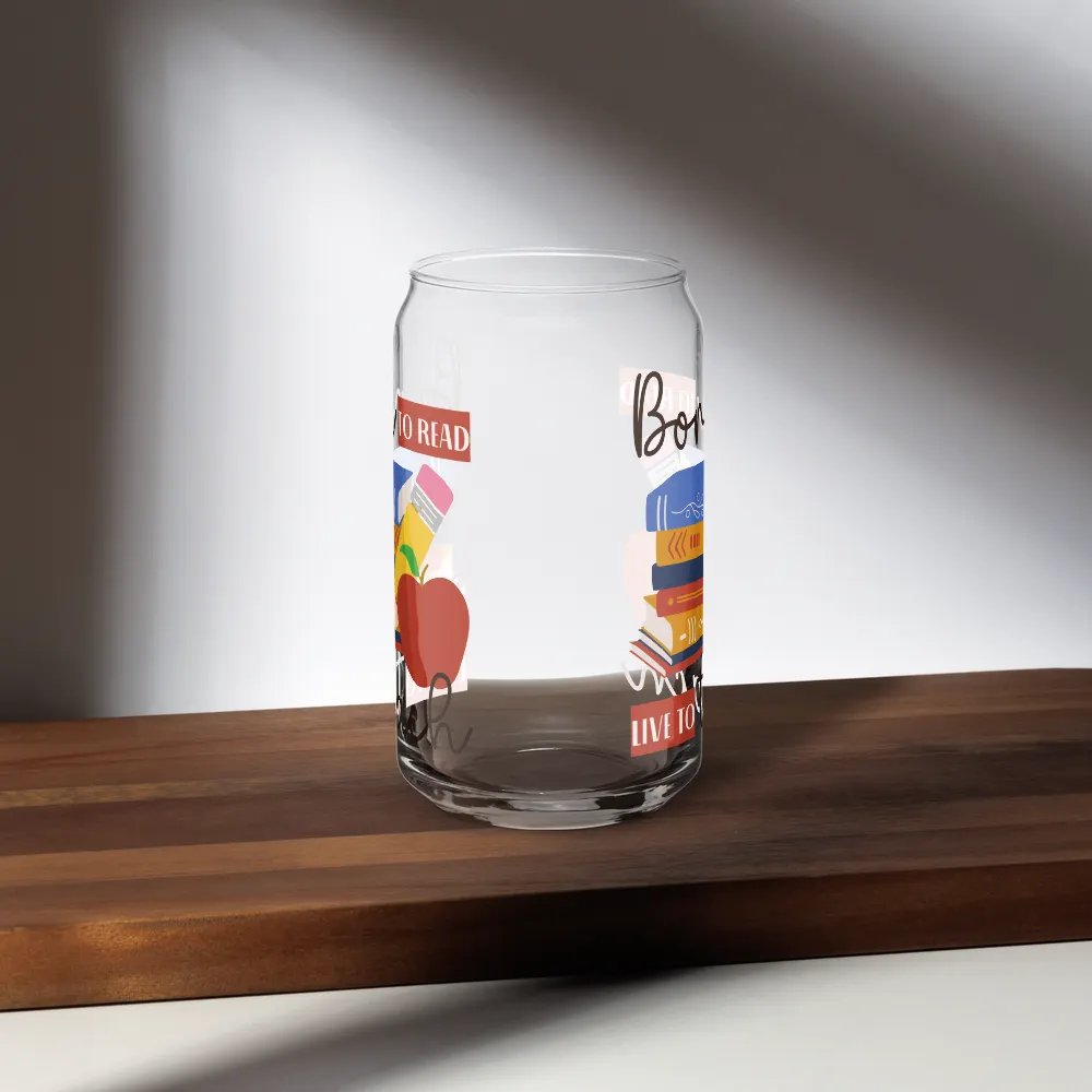 Ice Coffee Glass Tumbler Gift For A Book Lover Teacher product image (6)