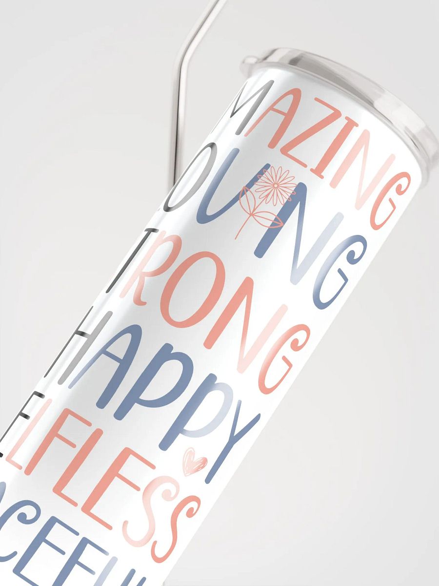 Empowerment Words Stainless Steel Tumbler product image (6)