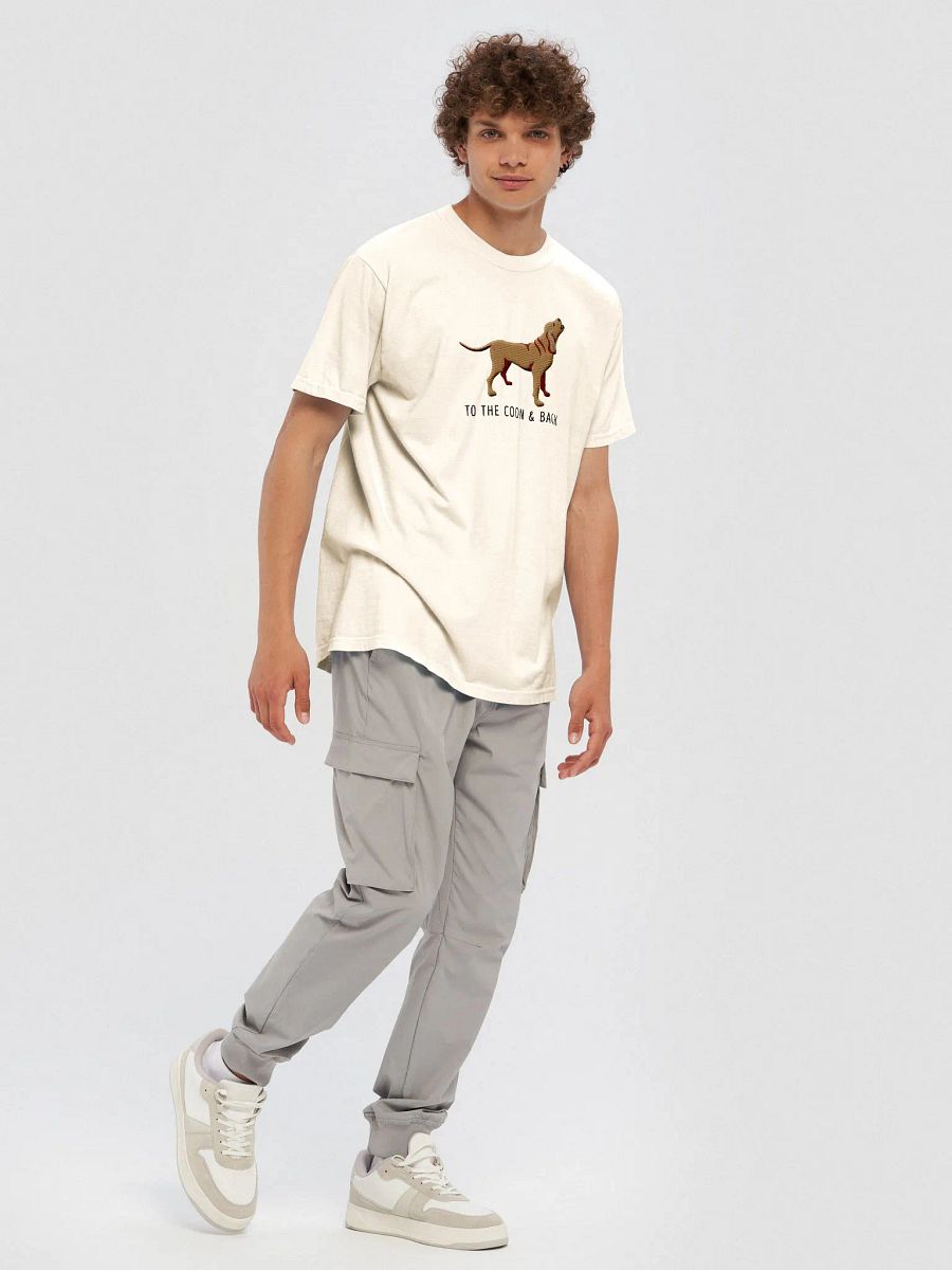 To the Coon and Back T-Shirt(Embroidered) of a Redbone Coonhound product image (6)