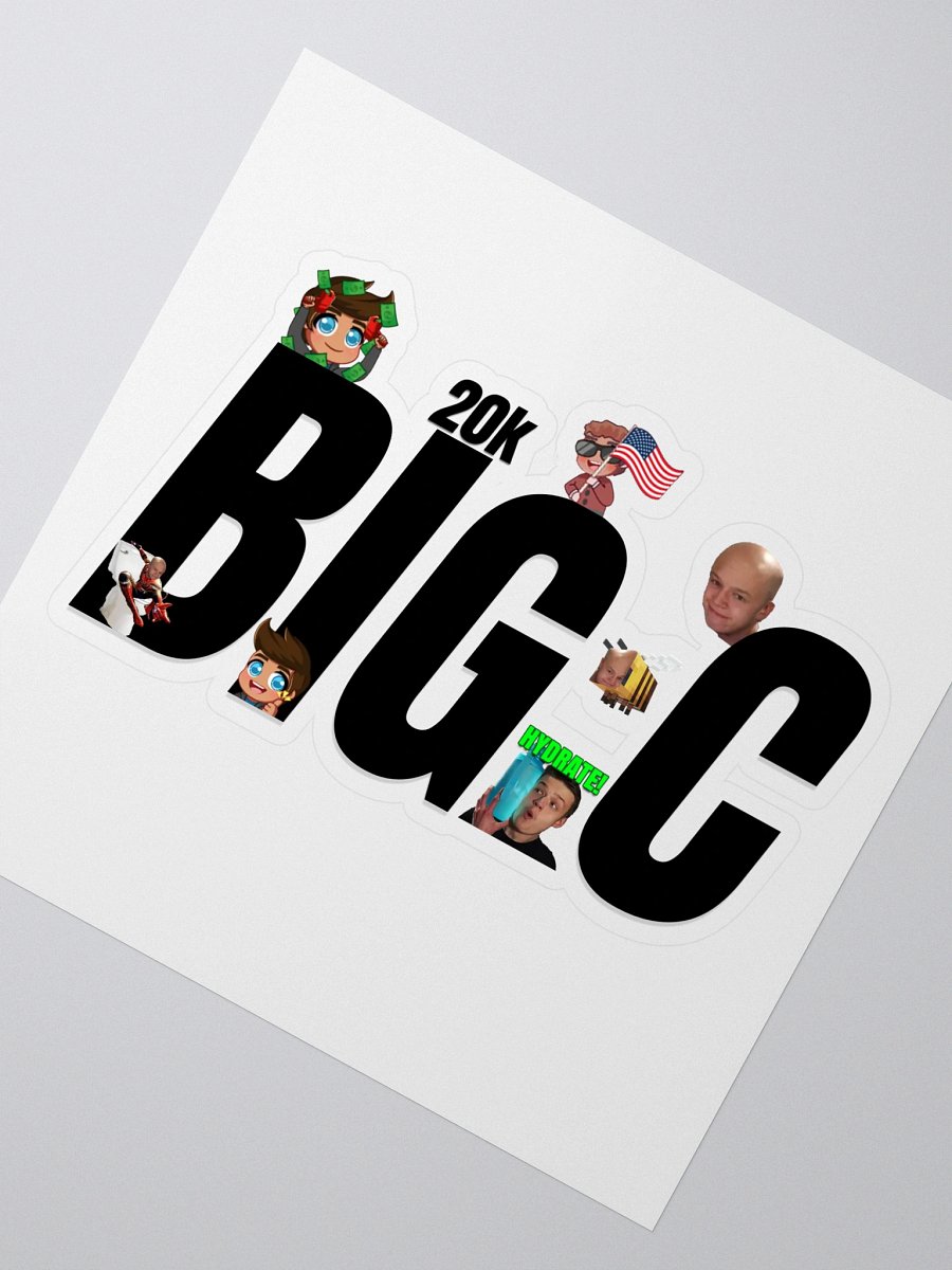 Big C 20k Sticker (Limited Edition) product image (2)
