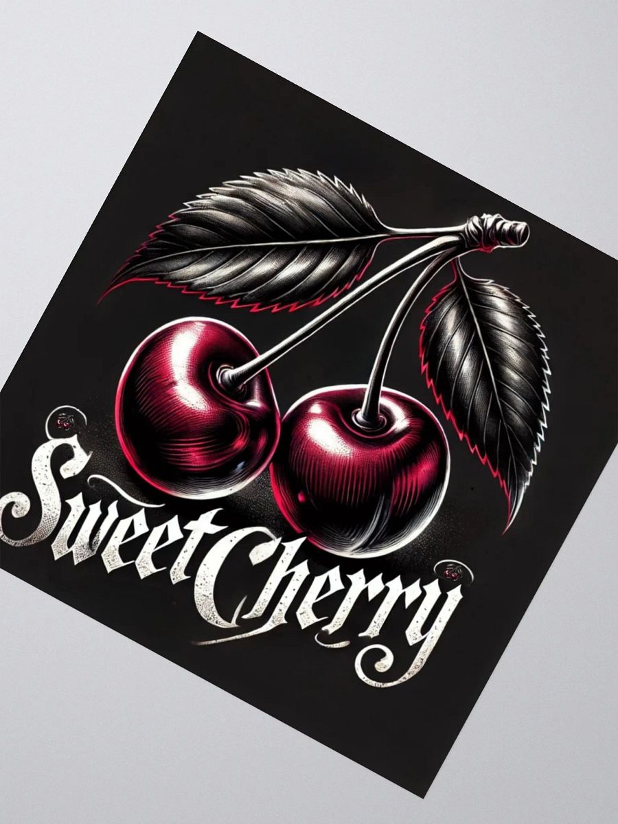 Vintage Sweet Cherry Kiss Cut Stickers product image (4)