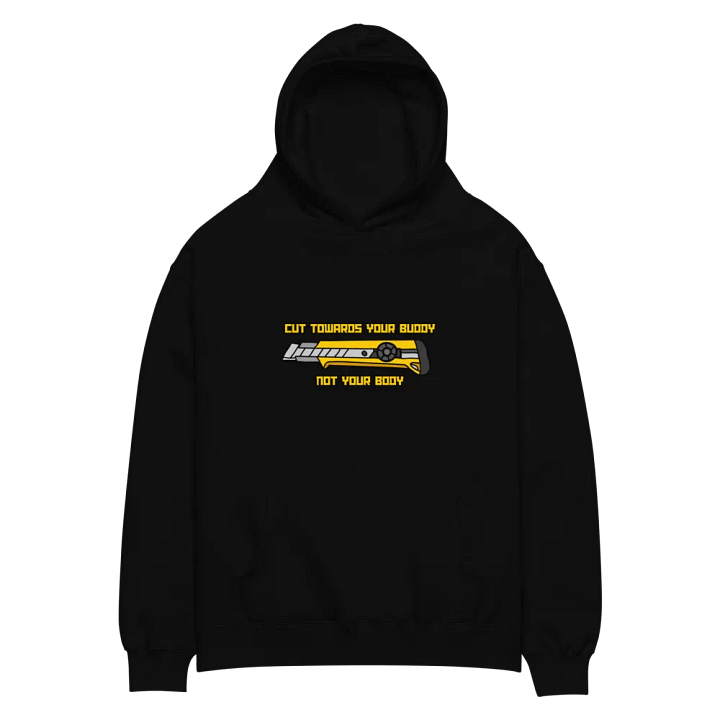 Safety Reminder Utility Knife Hoodie product image (2)