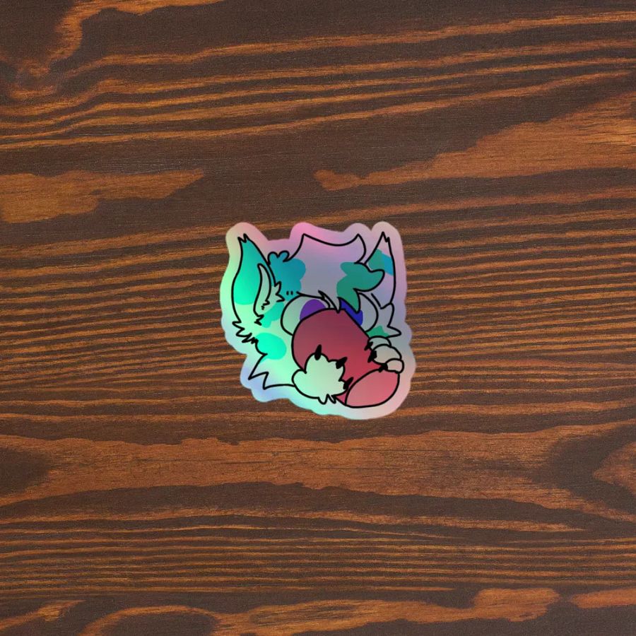 Fisk Sip Holographic Sticker product image (5)