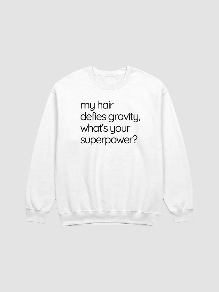 Defies Gravity Crewneck (white) product image (17)