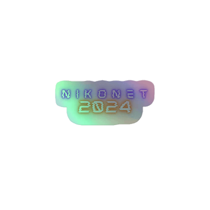 NikoNET 2024 Holo-Sticker product image (1)