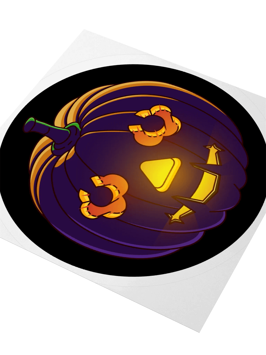 Flame pumpkin - Stickers product image (9)
