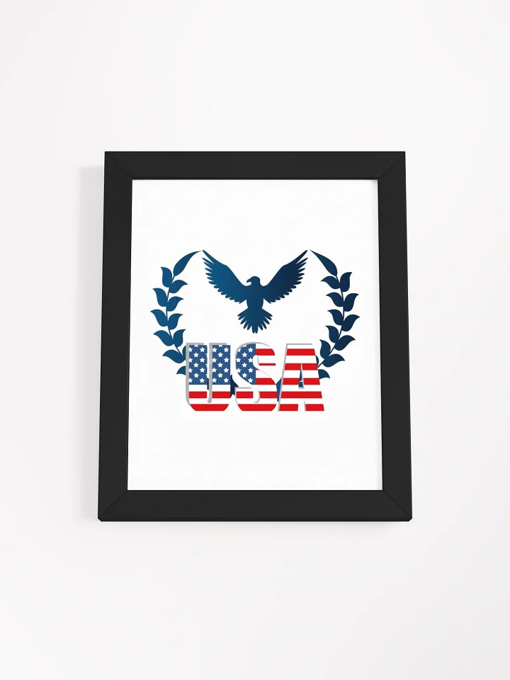 Patriotic Eagle Spread Framed Poster product image (1)
