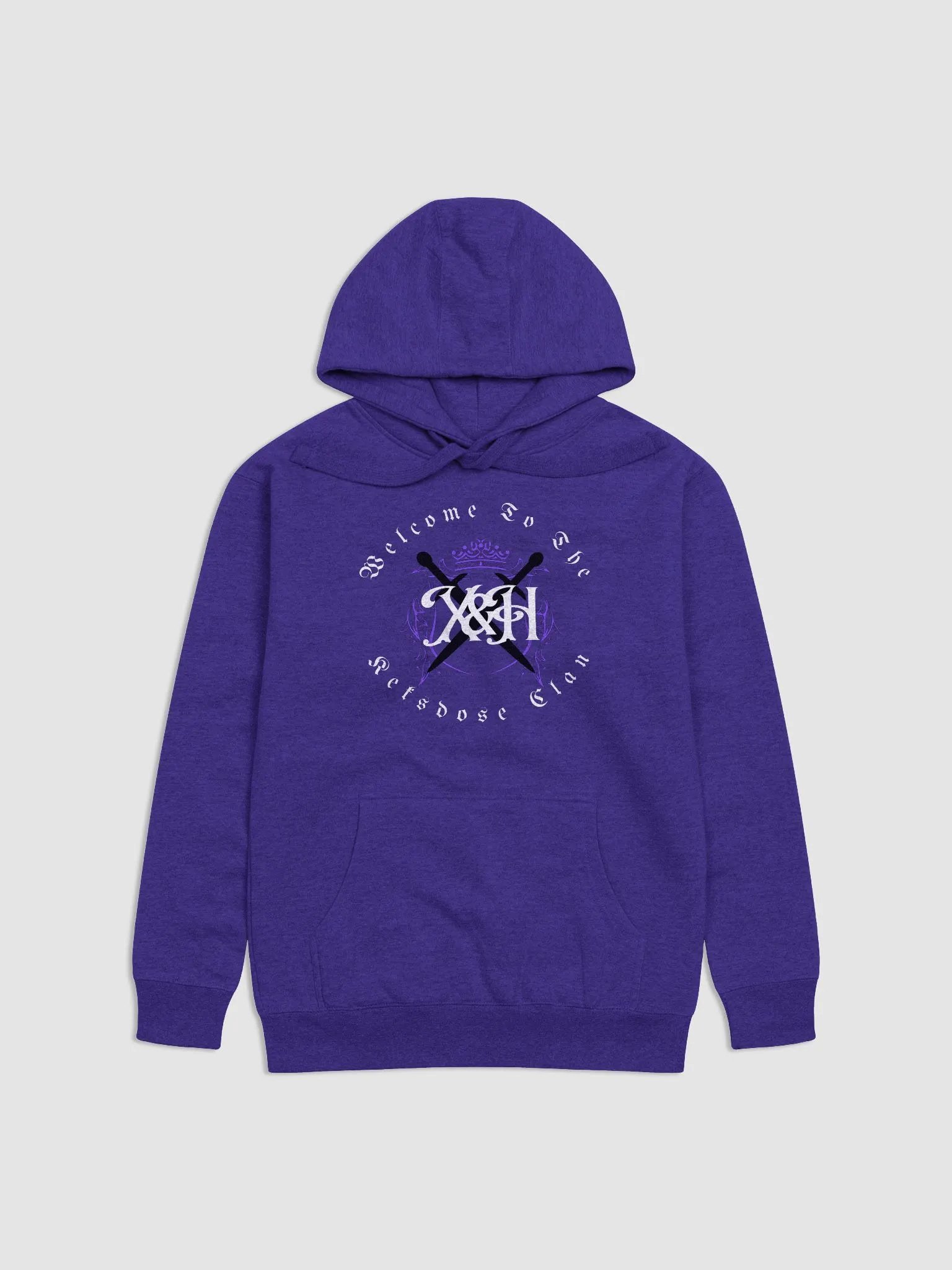 'Welcome To The Keksdose Clan' Unisex Hoodie - Purple product image (1)