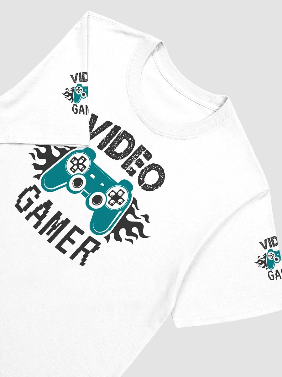 Flaming Video Gamer Controller T-Shirt product image (3)