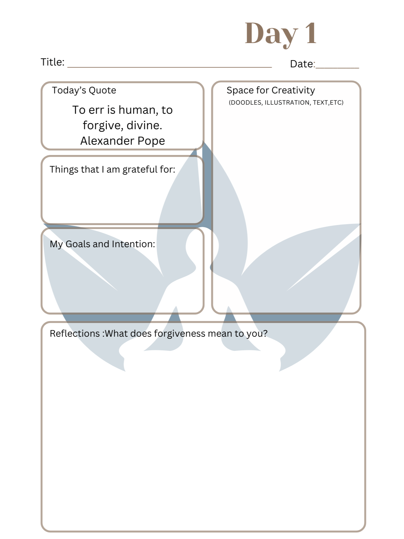 30-Day Forgiveness Journal A Journey of Healing and Growth product image (2)