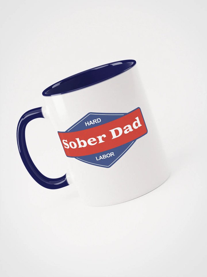 Sober Dad Mug Blue Trim product image (1)