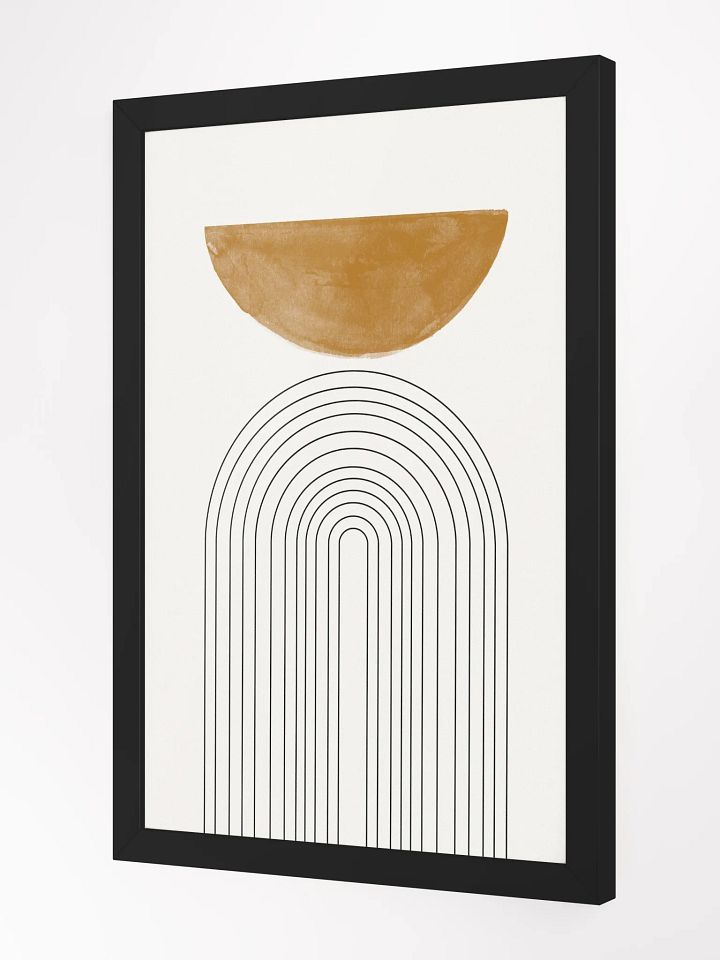 Geometric Elegance Framed Poster | Modern Abstract Art for Stylish Interiors product image (2)