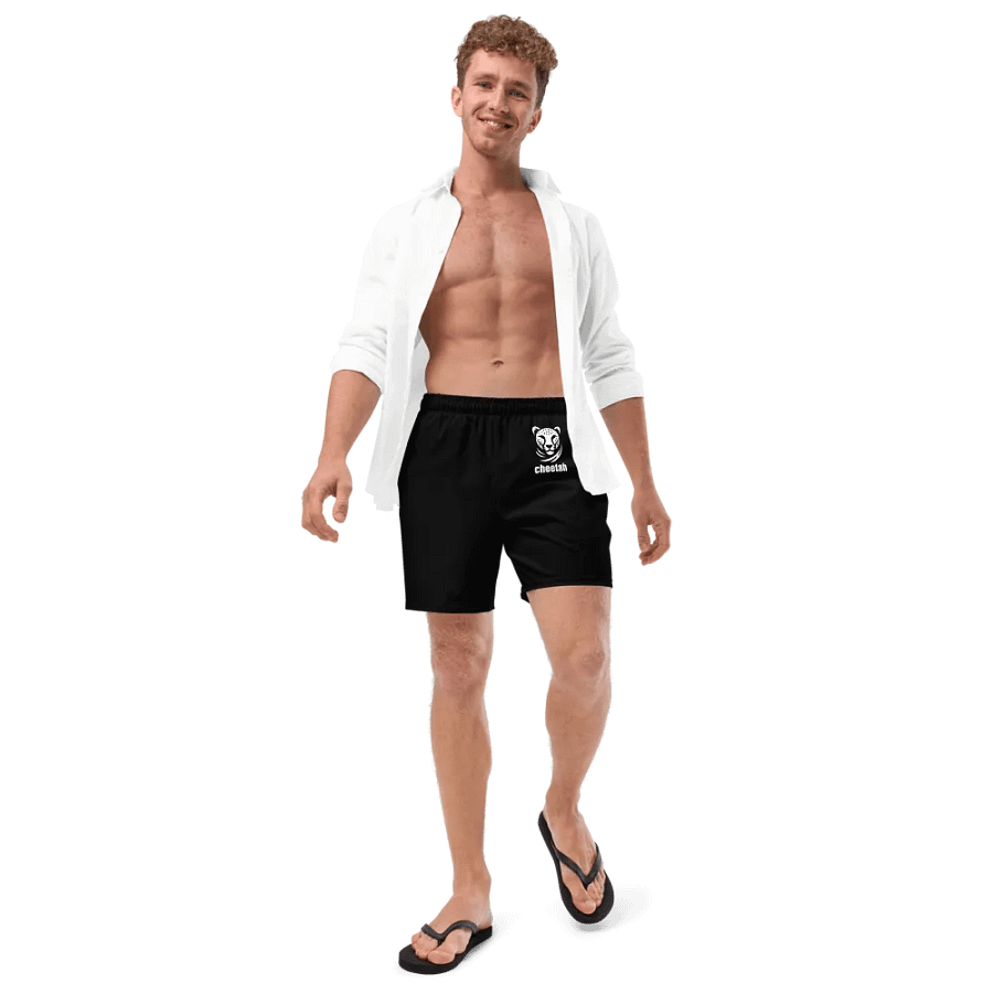 Cheetah Swim Trunks black product image (11)