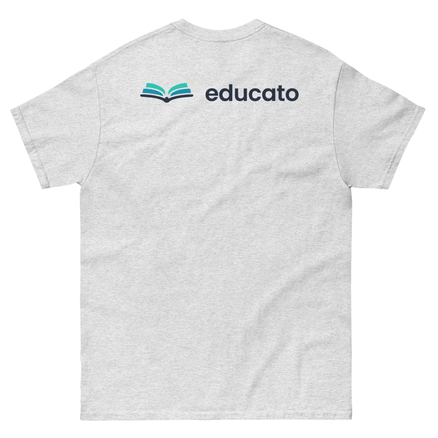T-Shirt with back product image (187)