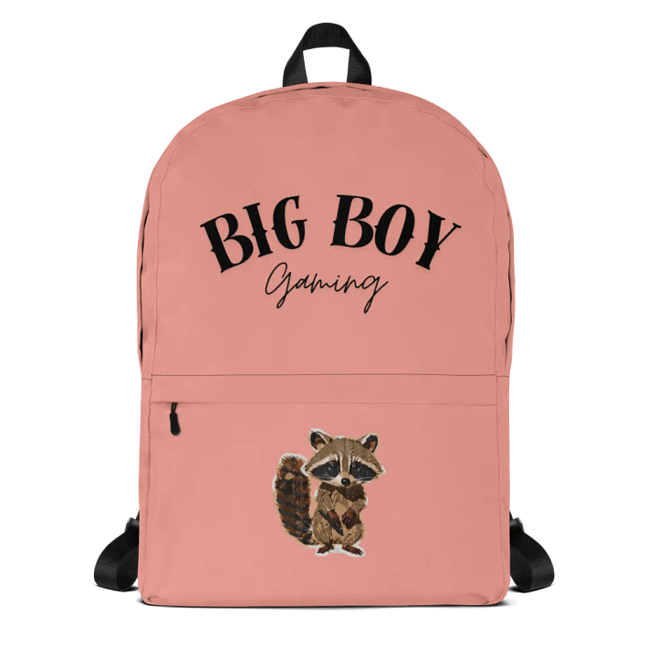 Raccoon Gaming All-Over Print Backpack product image (1)